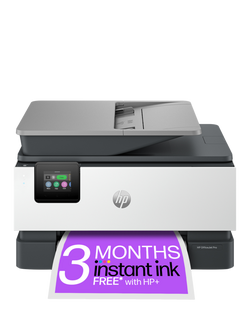 HP OfficeJet Pro 9120e All-in-One Wireless Printer & Fax Machine with Touch Screen, HP+ Enabled & HP Instant Ink Compatible, Cement, Cement