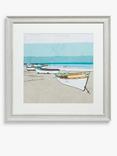 John Lewis EL Cacho 'Lined Up' Framed Print & Mount, 45 x 45cm, Blue