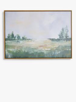 John Lewis Ian C 'Willowy Wilderness' Framed Canvas Print, 74 x 103cm, Green, Green