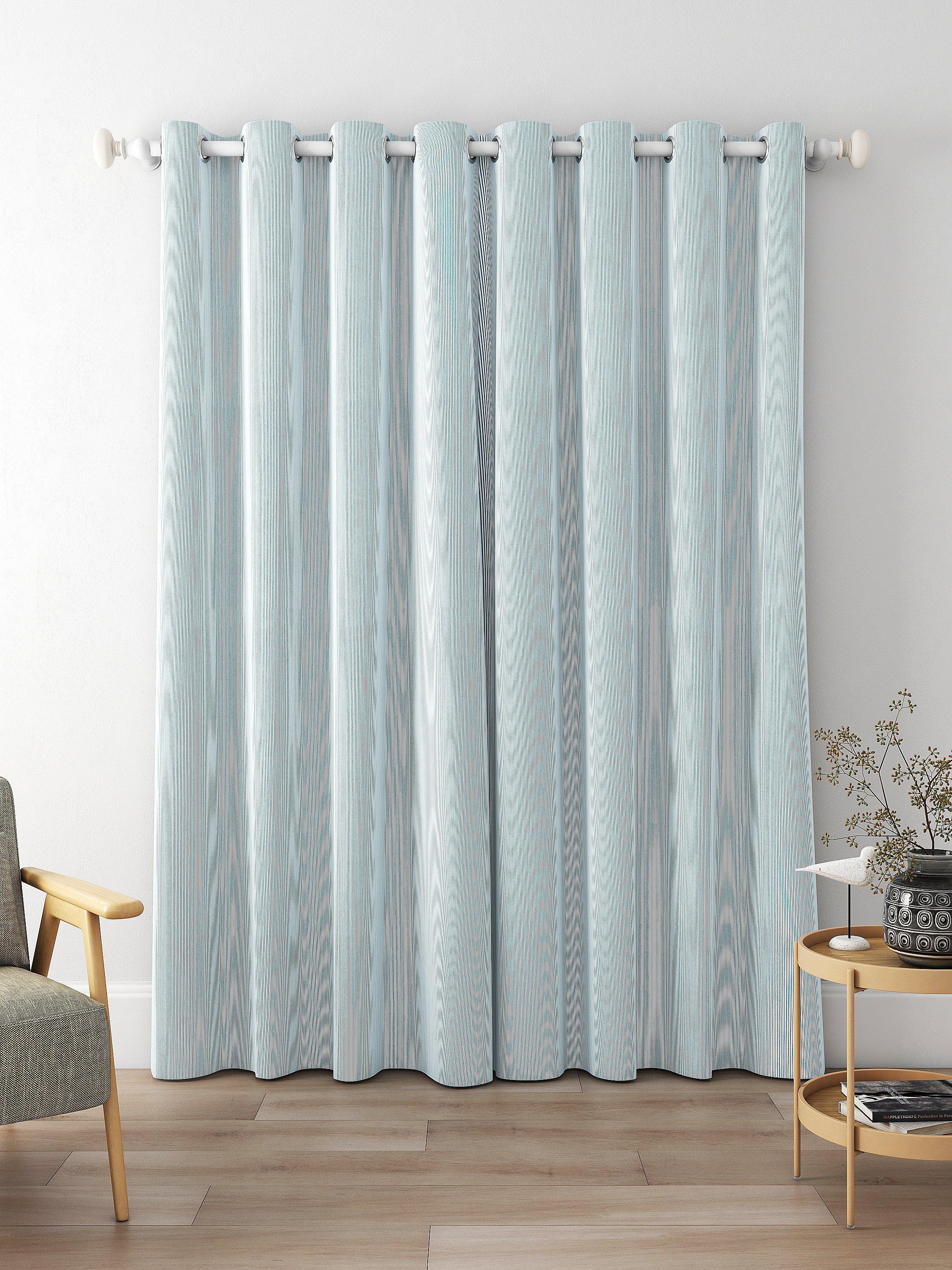 Clarke & Clarke Breton Made to Measure Curtains, Chambray