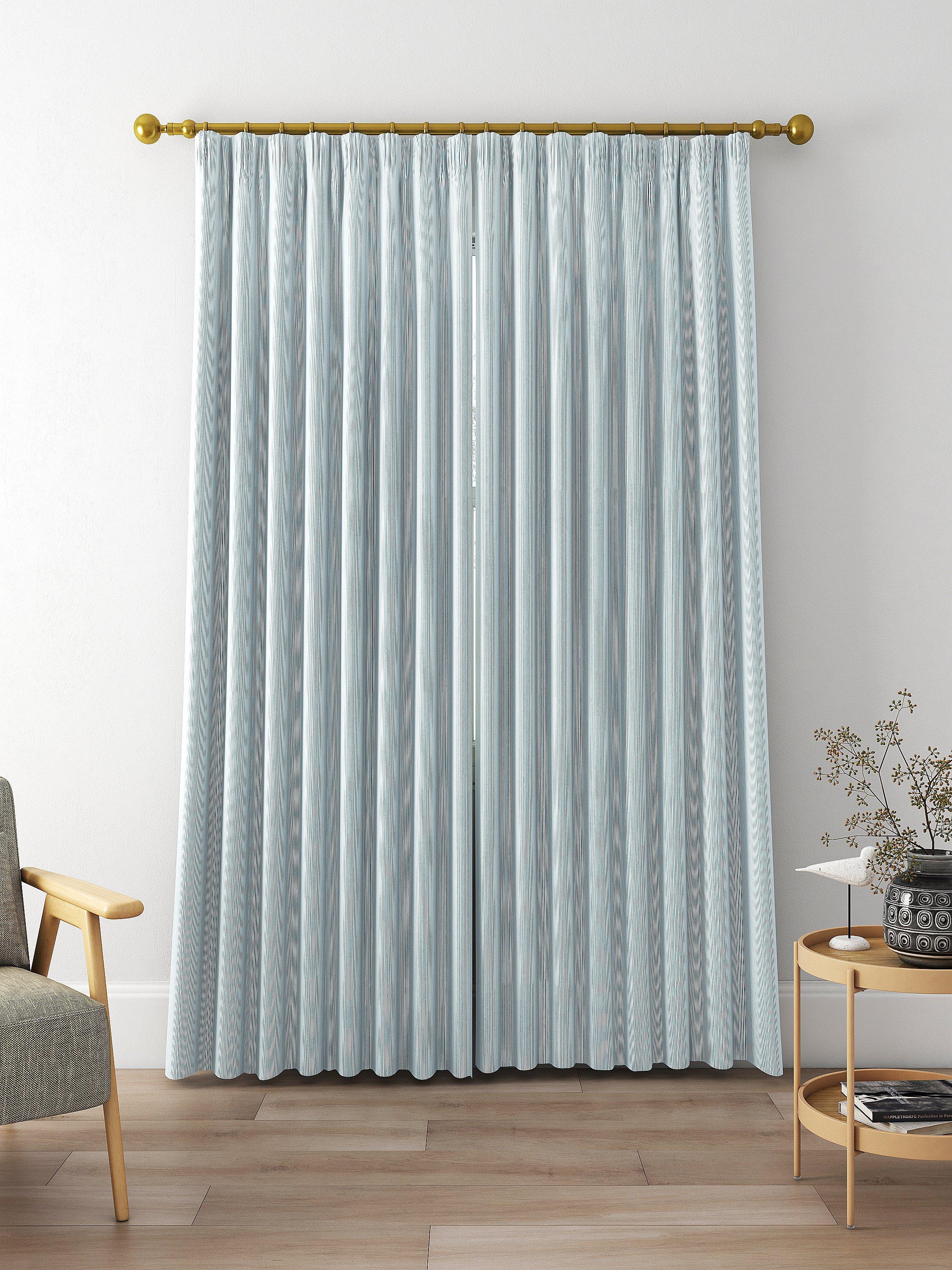 Clarke & Clarke Breton Made to Measure Curtains, Chambray