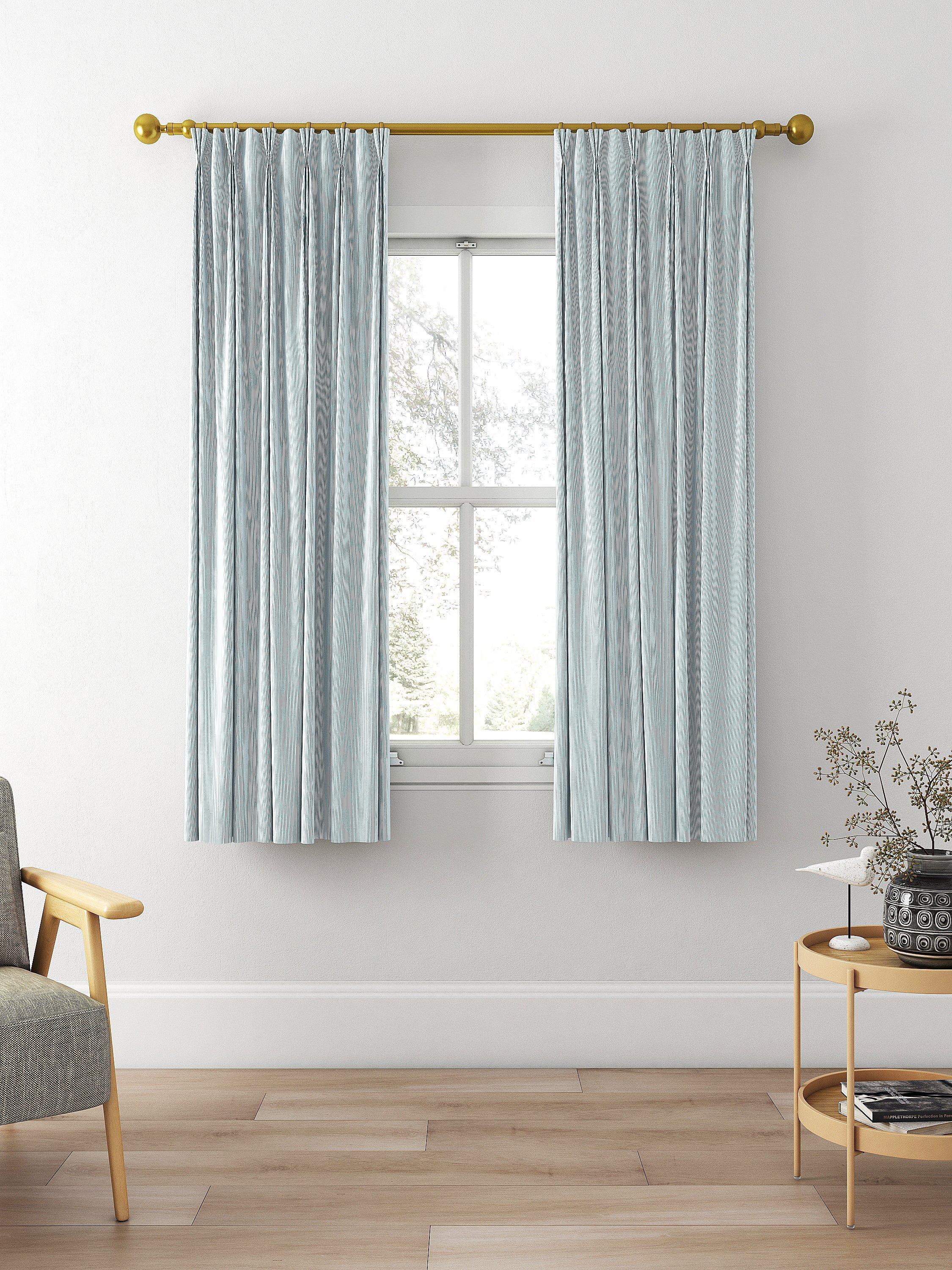 Clarke & Clarke Breton Made to Measure Curtains, Chambray
