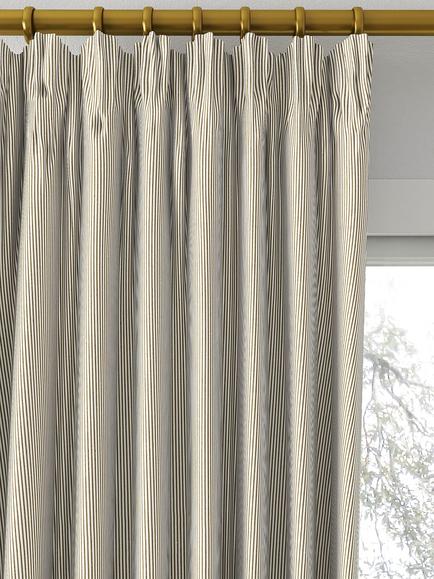 Clarke & Clarke Breton Made to Measure Curtains or Roman Blind, Linen - view 2, Linen