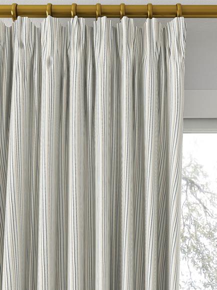 Clarke & Clarke Maryland Made to Measure Curtains or Roman Blind, Denim - view 2, Denim