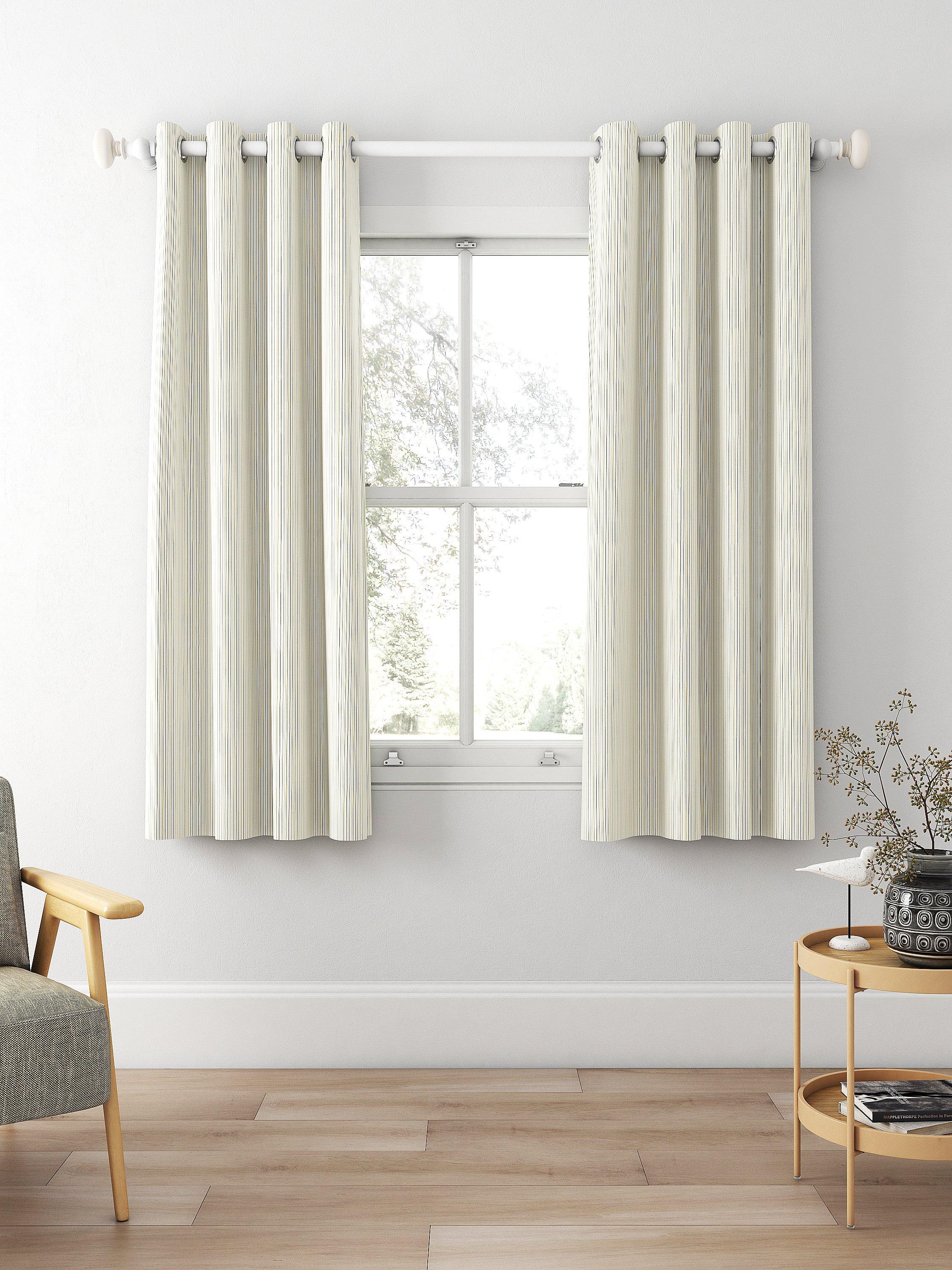 Clarke & Clarke Maryland Made to Measure Curtains, Ochre/Charcoal