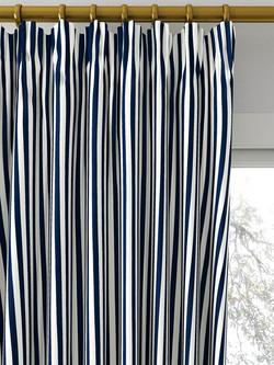 Clarke & Clarke Portland Made to Measure Curtains or Roman Blind, Navy - view 2, Navy