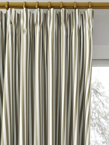 Clarke & Clarke Portland Made to Measure Curtains or Roman Blind, Linen - view 2, Linen