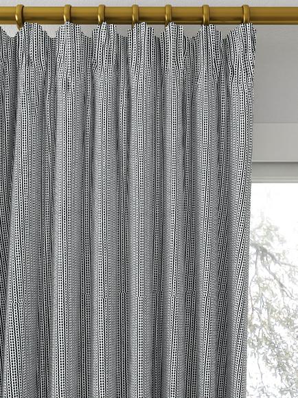 Clarke & Clarke Spencer Made to Measure Curtains or Roman Blind, Denim - view 2, Denim