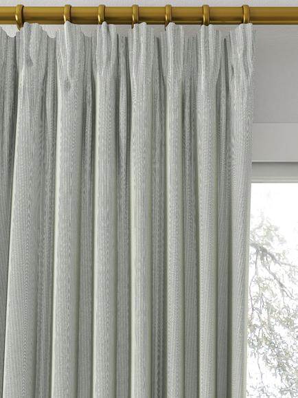 Clarke & Clarke Spencer Made to Measure Curtains or Roman Blind, Sage - view 2, Sage