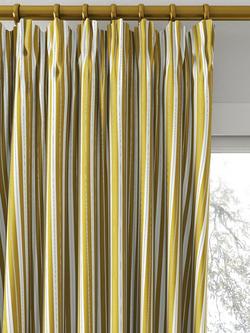 Clarke & Clarke Belgravia Made to Measure Curtains or Roman Blind, Ochre/Charcoal - view 2, Ochre/Charcoal