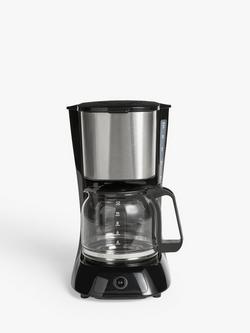 John Lewis Drip Coffee Machine, Black, Black