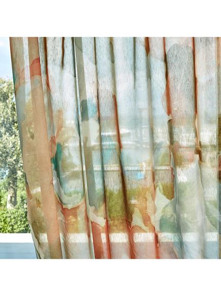 Harlequin Foresta Sheer Furnishing Fabric, Baked Terracotta