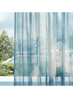 Harlequin Air Sheer Furnishing Fabric, Sky Blue, Sky Blue