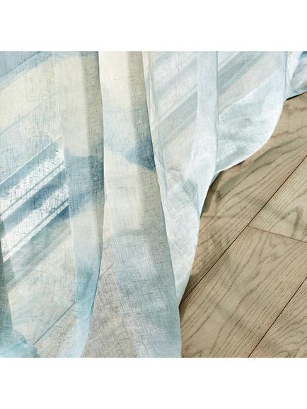 Harlequin Air Sheer Furnishing Fabric, Sky Blue - view 2, Sky Blue