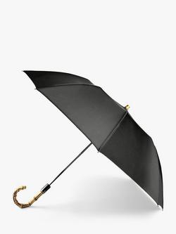 Fulton Portobello Automatic Extra Large Umbrella with Bamboo Handle - view 2, Black