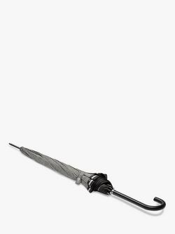 Fulton Riva Stripe Walking Umbrella, Grey - view 2, Grey