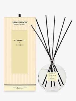 Stoneglow Grapefruit & Mimosa Reed Diffuser, 460ml, Yellow