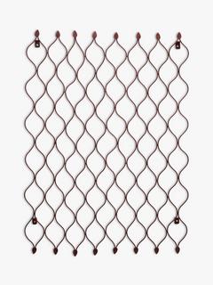 Ivyline Honeycomb Garden Wall Trellis, 84 x 62cm, Bronze