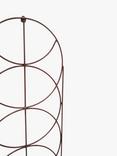 Ivyline Cylinder Garden Wall Trellis, 125 x 36cm, Bronze