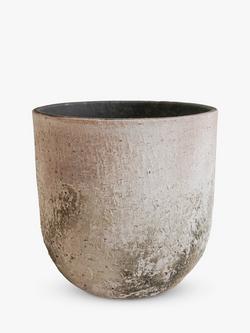 Ivyline Albero Ceramic Indoor Plant Pot, 28cm, Natural, Natural