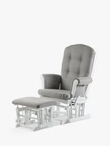 Kub Haywood Glider Nursing Chair and Footstool Natural