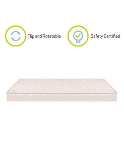 Kub Natural Pocket Spring Cot Mattress, Cream, 120 x 60cm - view 2, White