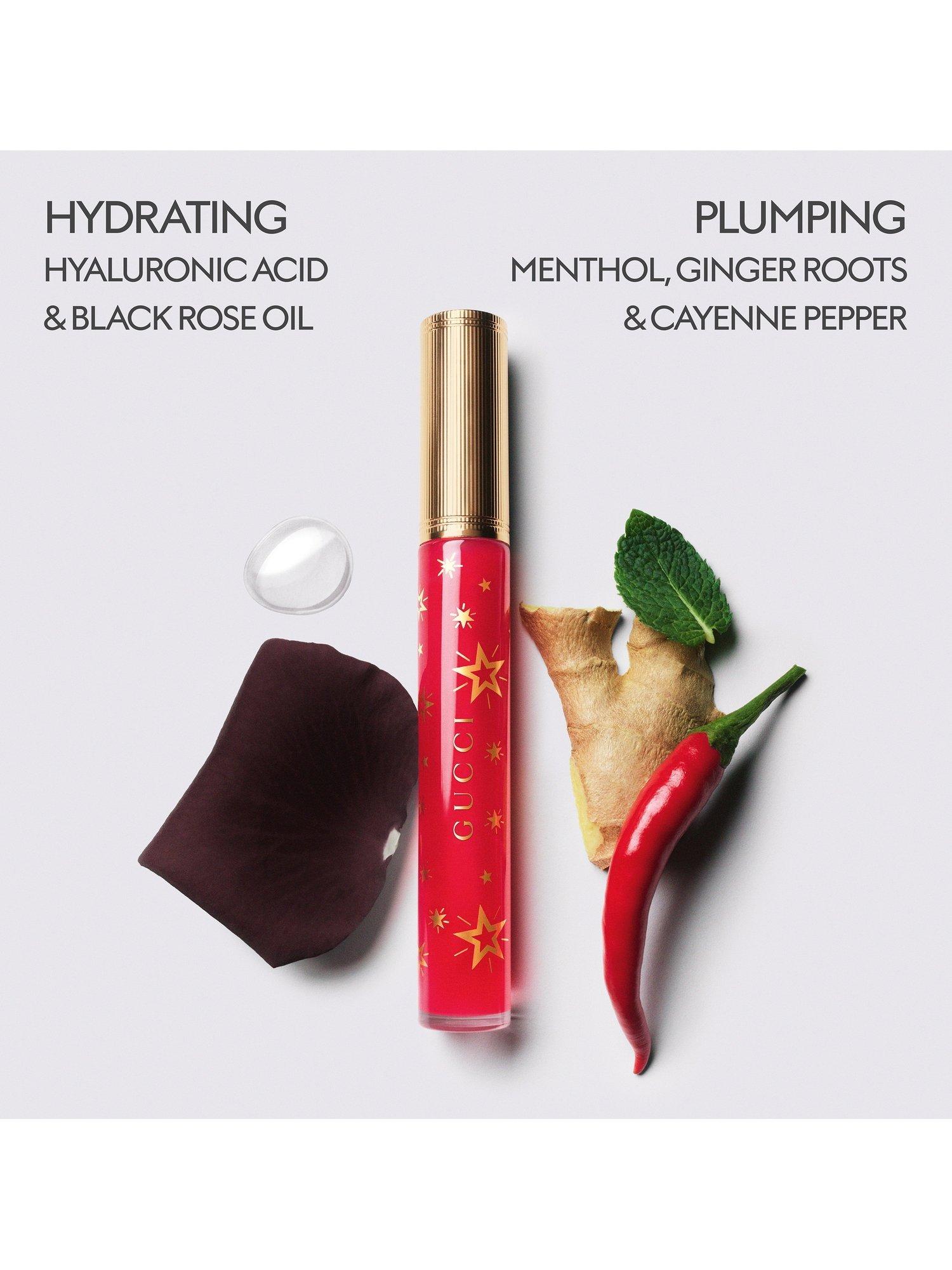 Product image 5 of 8, which shows Gucci Gloss à Lèvres Plumping Lip Gloss, 314 Sadie Coral