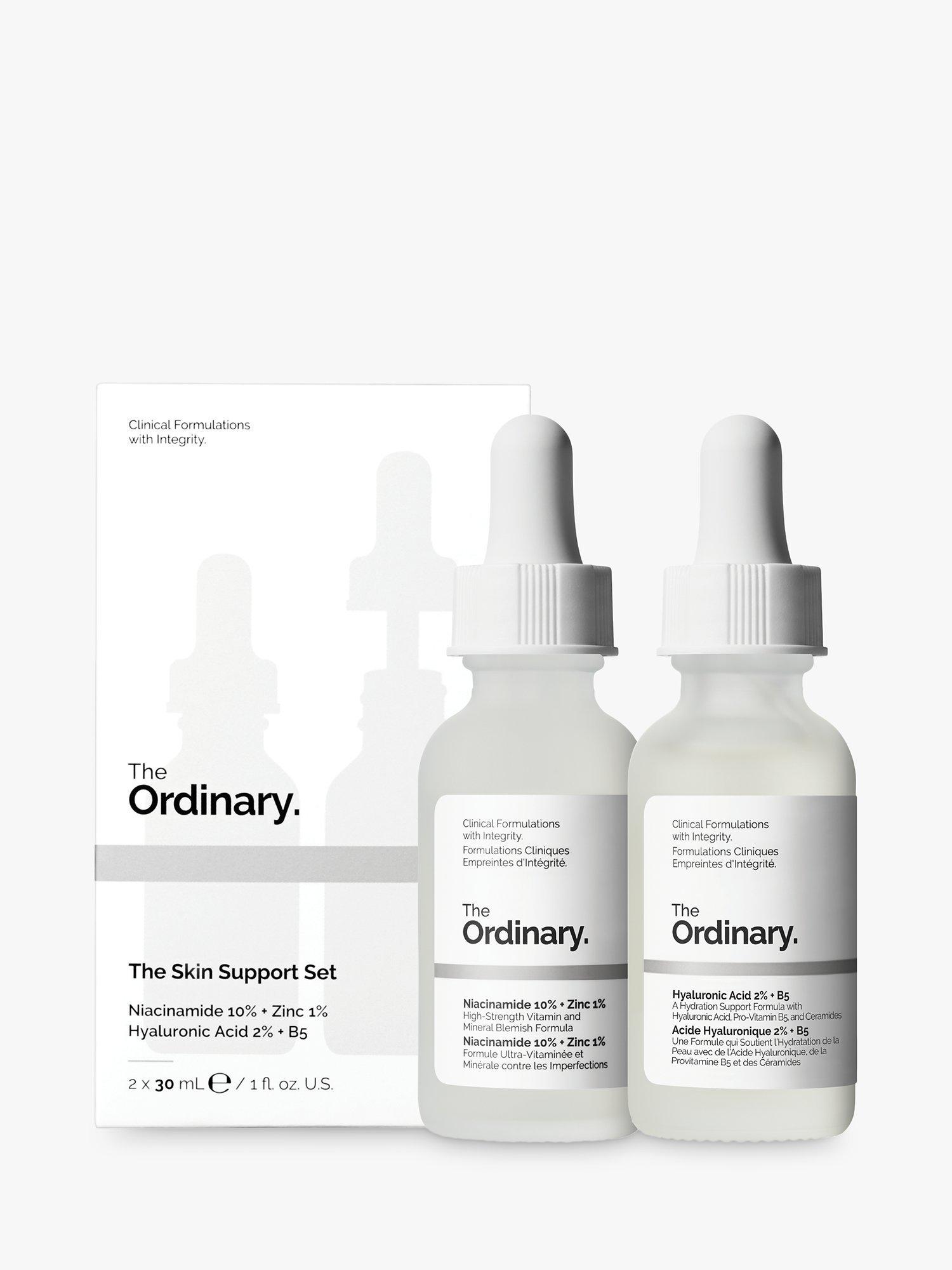 Product image 1 of 7, which shows The Ordinary The Skin Support Set Skincare Gift Set