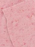 John Lewis Cotton Silk Blend Ankle Socks, Rose