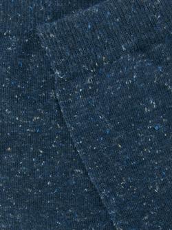 John Lewis Cotton Silk Blend Ankle Socks - view 2, Denim