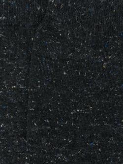 John Lewis Cotton Silk Blend Ankle Socks - view 2, Charcoal