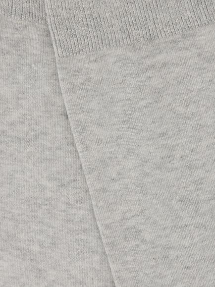 John Lewis Cotton Cashmere Blend Ankle Socks - view 2, Grey