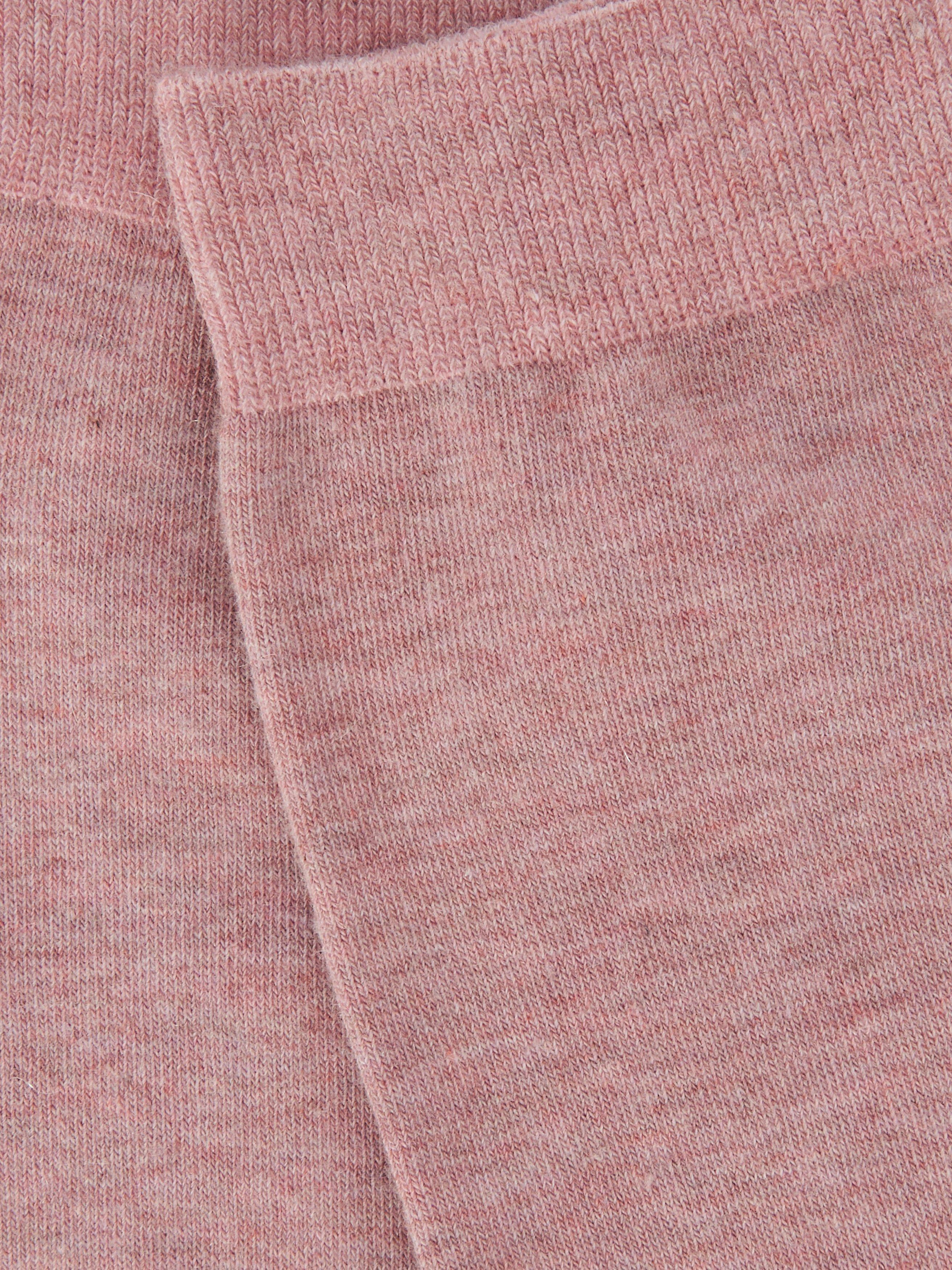 Product image 2 of 2, which shows John Lewis Cotton Cashmere Blend Ankle Socks, Rose
