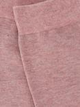 John Lewis Cotton Cashmere Blend Ankle Socks, Rose