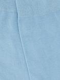 John Lewis Cotton Cashmere Blend Ankle Socks, Powder Blue