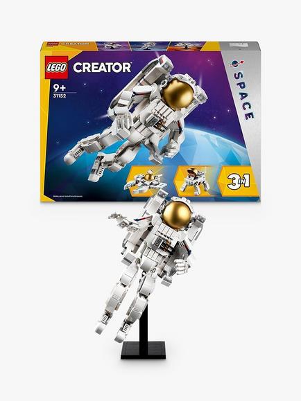 LEGO Creator 3in1 Space Astronaut Figure Toy with Dog 31152, Multi