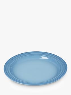 Le Creuset Stoneware Side Plate, 22cm - view 2, Chambray