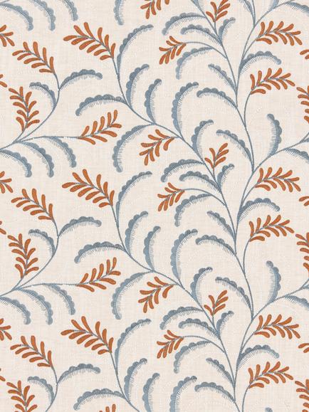 John Lewis Jouvene Embroidered Furnishing Fabric, Auburn