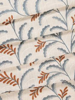 John Lewis Jouvene Embroidered Furnishing Fabric - view 2, Auburn
