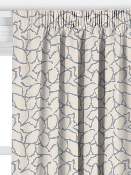 John Lewis Calathea Embroidered Made to Measure Curtains or Roman Blind, Slate - view 2, Slate