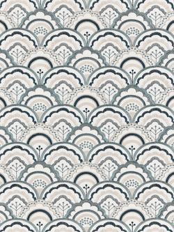 John Lewis Astra Embroidered Made to Measure Curtains or Roman Blind, Agave, Agave