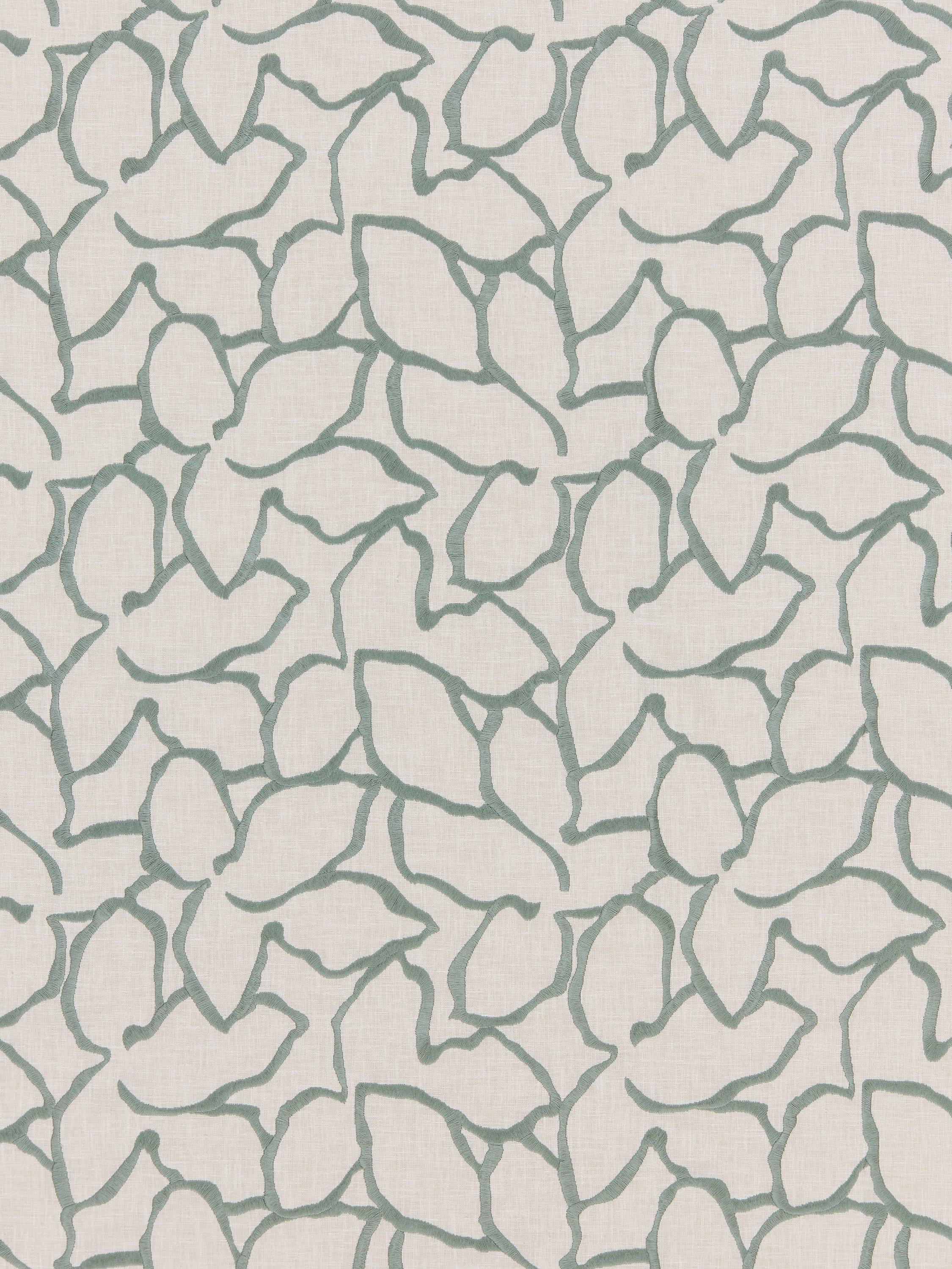 John Lewis Calathea Embroidery Furnishing Fabric, MyrtleGreen