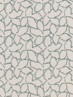 John Lewis Calathea Embroidery Furnishing Fabric, Myrtle Green