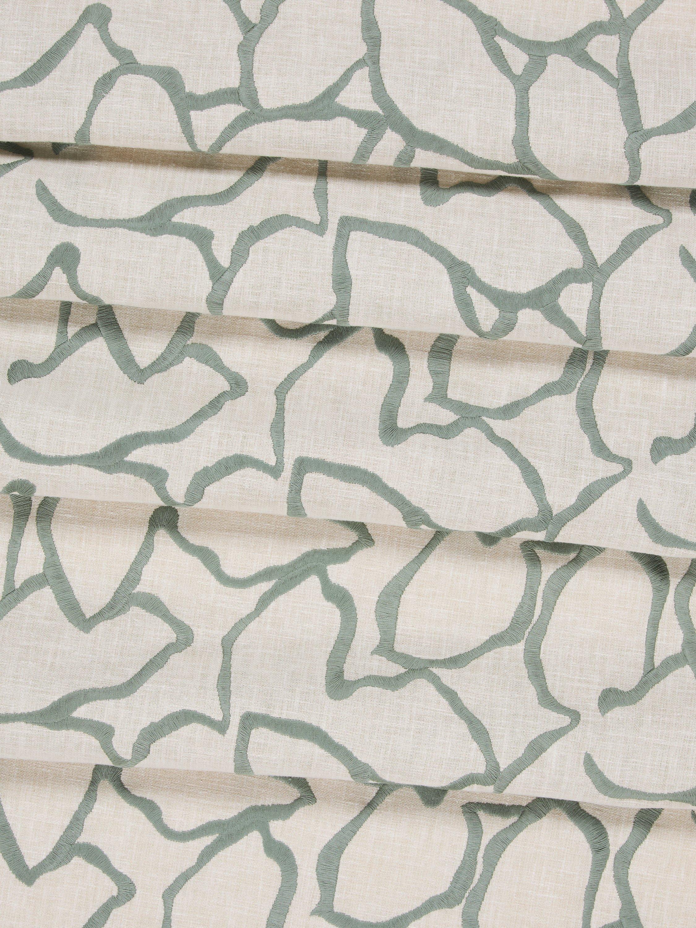 John Lewis Calathea Embroidery Furnishing Fabric, MyrtleGreen