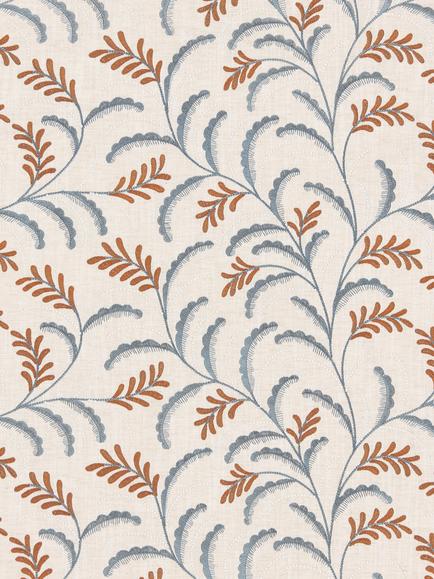 John Lewis Jouvene Embroidered Made to Measure Curtains or Roman Blind, Auburn, Auburn