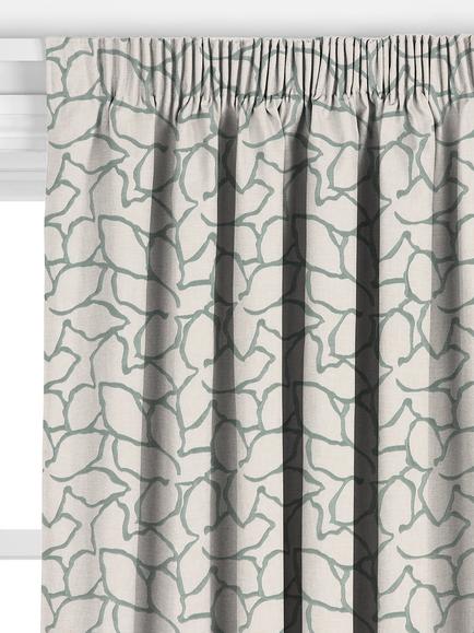 John Lewis Calathea Made to Measure Curtains or Roman Blind, Myrtle Green - view 2, Myrtle Green