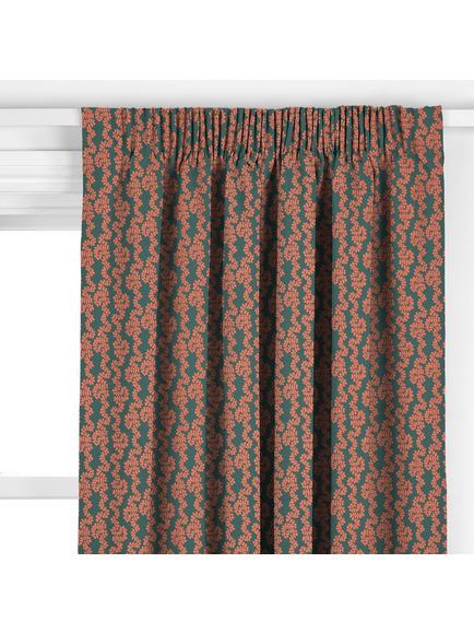 John Lewis Else Weave Made to Measure Curtains or Roman Blind, Cinnabar - view 2, Cinnabar