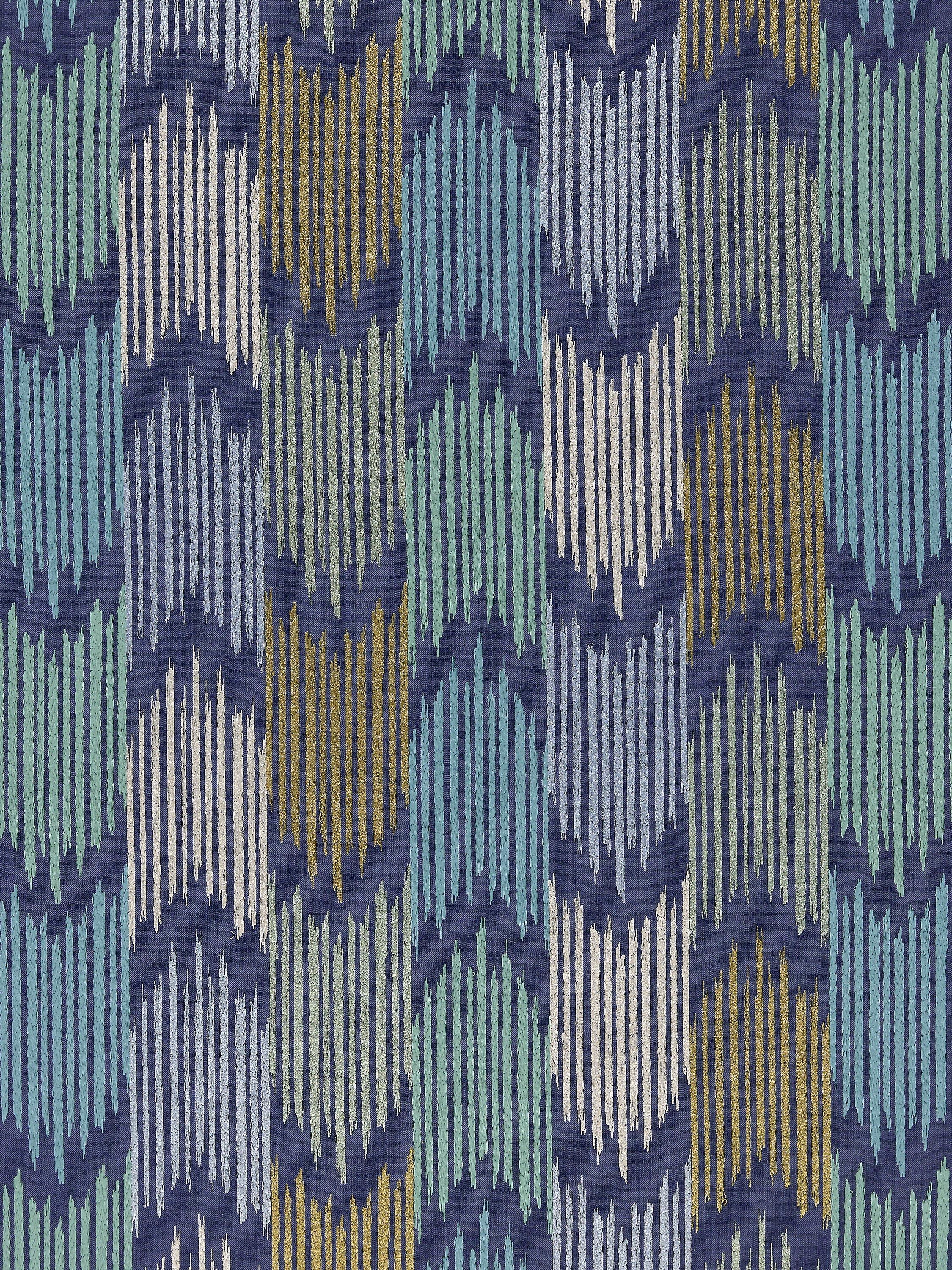 John Lewis Valle Ikat Made to Measure Curtains, Dark Night Sky
