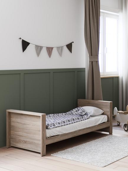 Little Acorns Ellesmere Cotbed - view 2, Truffle Oak