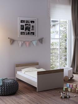 Little Acorns Burlington Cotbed - view 2, Cashmere & Truffle